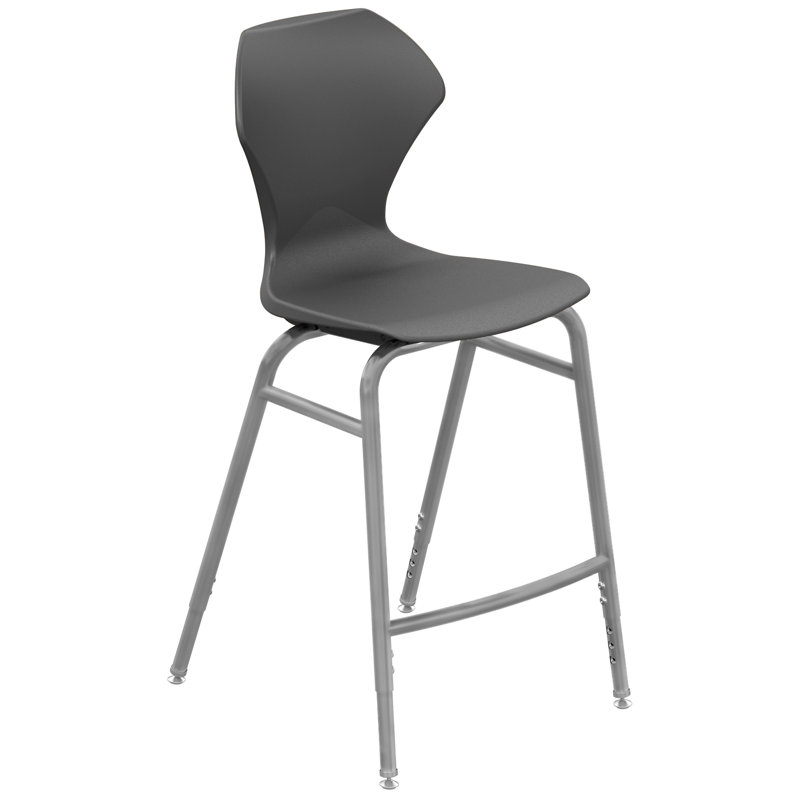 Apex Series Classroom Stool, Grey, Charcoal