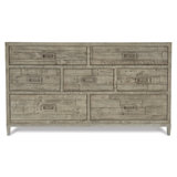 Shaw 7 Drawer 64" W Solid Wood Dresser