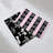 Betsey Johnson Roses Stripes Black Bath Rug