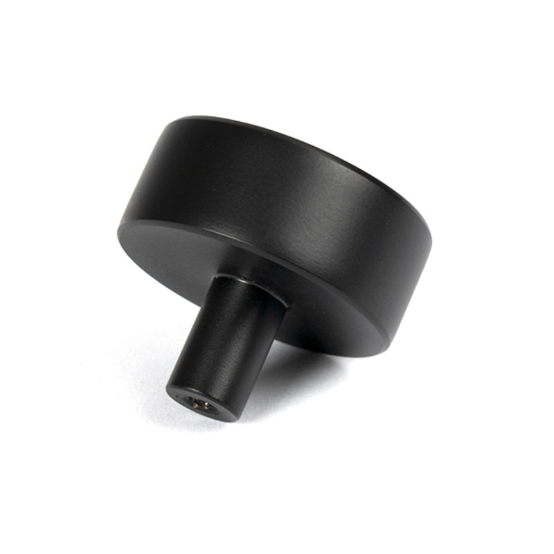 Round Knob, 4 cm, Matt Black