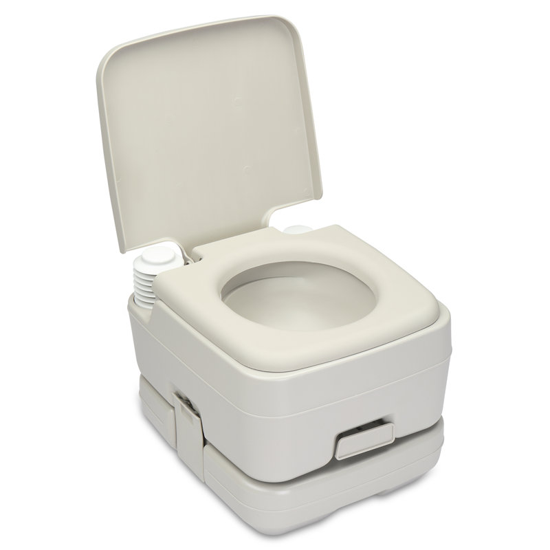 Toilette amovible portative 10L avec double sortie