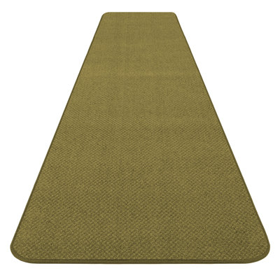 Tapis de couloir antidérapant - Vert olive - Plusieurs autres tailles au choix