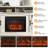 Akper TV Stand Fireplace for TVs up to 65" Fireplace-1518099655