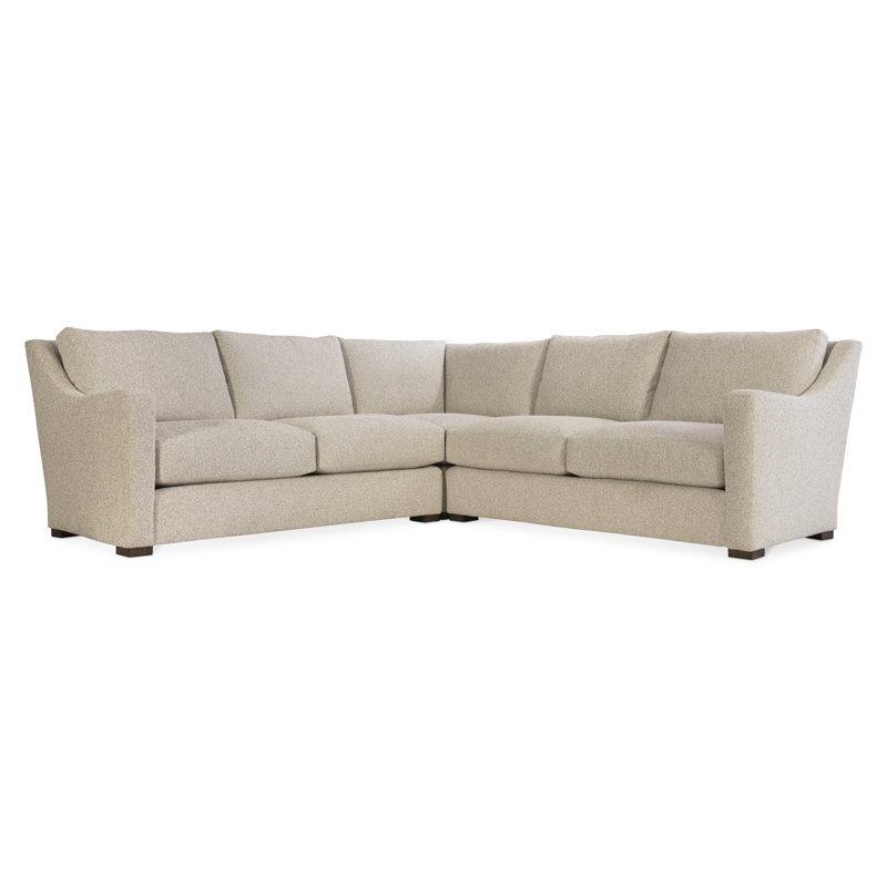Bernhardt Ventura 3 - Piece Fabric Sectional, Symmetrical