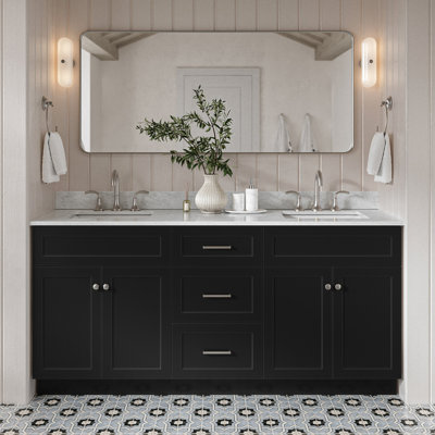 Ensemble de meuble-lavabo double 73 po Partham