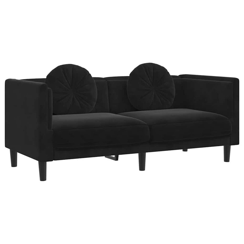 Canapé avec coussin Muk Designs, 3 places, Noir