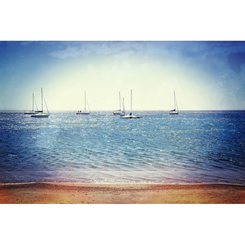 Scene Along the Water II by Golie Miamee - Photograph, 61cm H x 91cm W, Wrapped Canvas