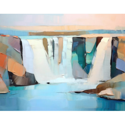 «Waterfalls 4» sur toile