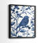 «Bluebird Silhouette I», reproduction encadrée de qualité supérieure - prête à être accrochée - aucun clou requis - aucun clou requis-1378421443-1378421440