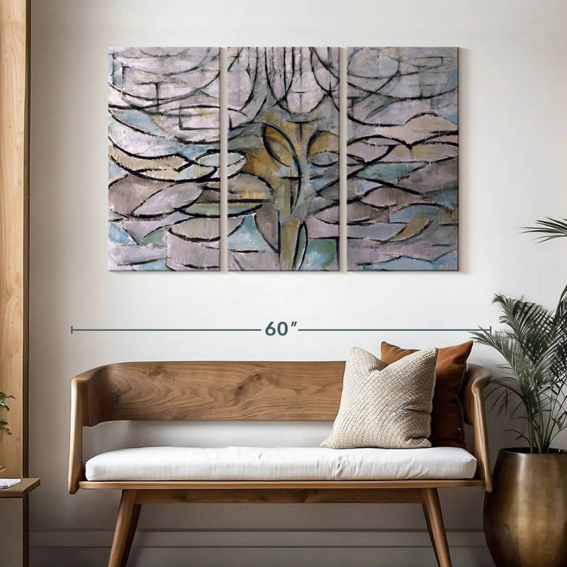 Avery The Flowering Apple Tree, 32" H x 50" W