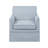 Paula Slipcover Accent Chair with Track Arms & Tailored Skirted Base, Light Blue-656254519