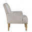 Fauteuil d'appoint clouté