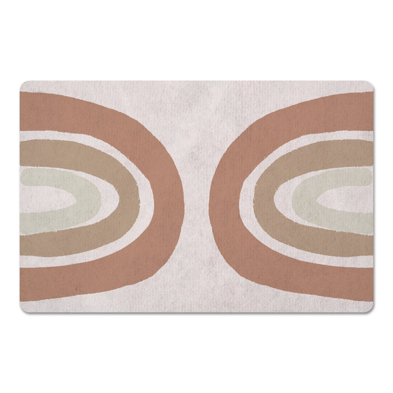 Tapis de bain à pois