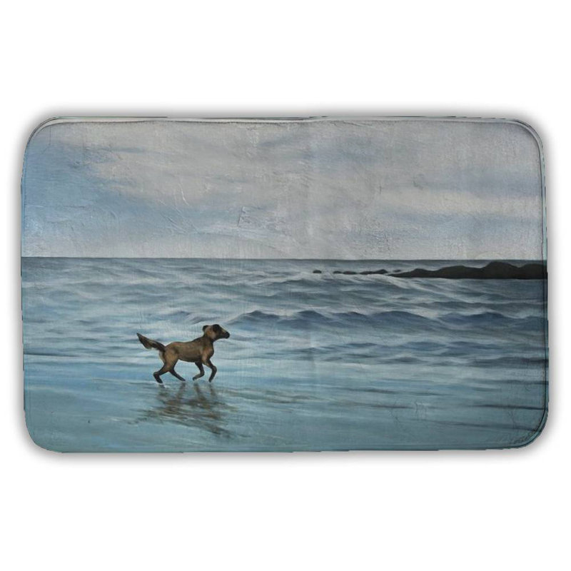 Doleman Non-Slip Bath Mat, 34" W x 21" L