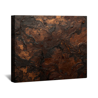 Textured Copper Surface Canvas Gallery Wrap in Many Sizes