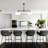 2 Light Dimmable Kitchen Island Linear Drum Chandelier-1429112718