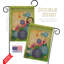 Drapeau de jardin décoratif en toile de jute 1,5 x 1,1 pi Welcome Butterflies Friends Bugs and Frogs Impressions