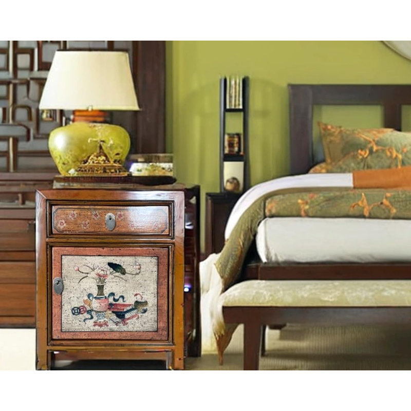 Bouie 45cm W Solid Wood Bedside Table