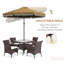Parasol de patio 9 pi Outsunny-328121357