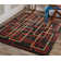 Tapis brun à motif abstrait Jep