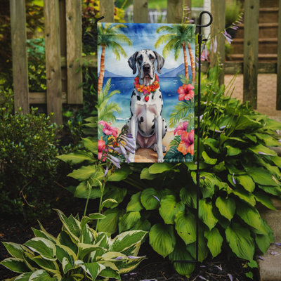 Drapeau de jardin en polyester double face H 15,5 po x l 11,25 po