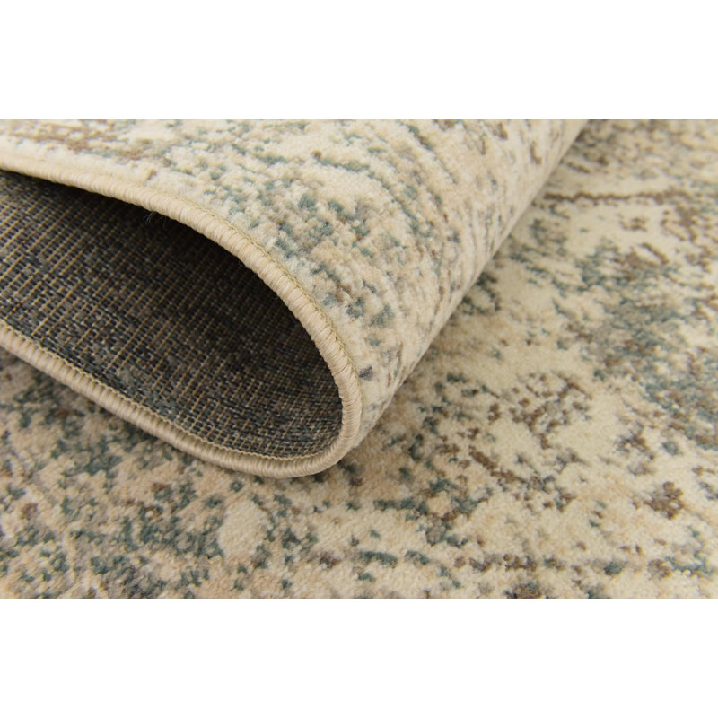 Tapis crème / brun Mosely Orentiel, Rectangle 3 pi 3 po x 5 pi 3 po