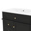 Tablette de meuble-lavabo pratique 30 pouces avec lavabo et tiroir-985716589