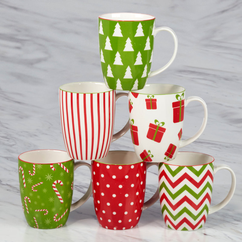 Ensemble de 6 tasses Holiday Fun