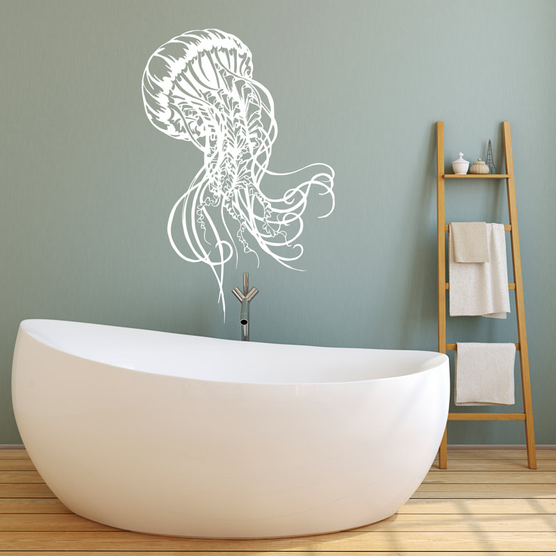 Animals Non-Wall Damaging Wall Decal, 46" H x 70" W, White