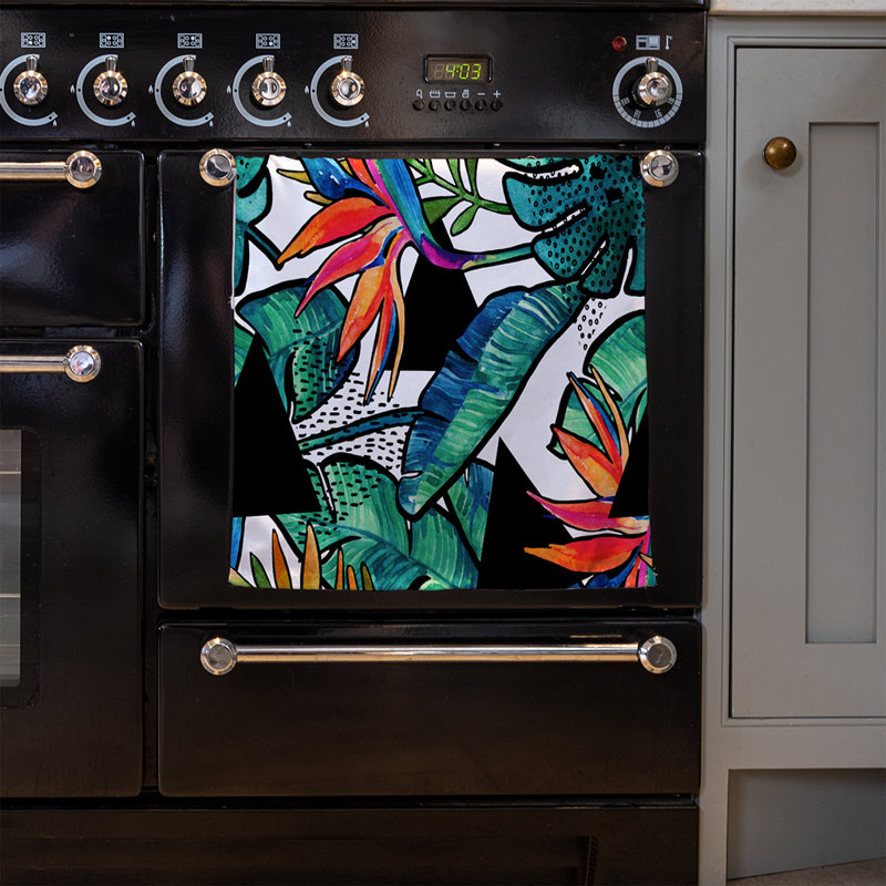 Driti Floral Waffle Tea Towel Kitchen Towel