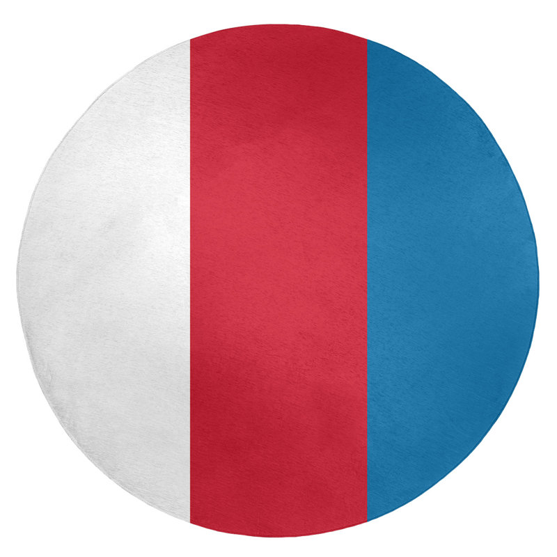Chenille Indoor Rug, Round 5'