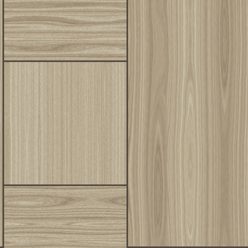 Keila 10.05m x 53cm Matte Wallpaper Roll, Pale Oak