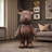 Resin Art Bear Sculpture