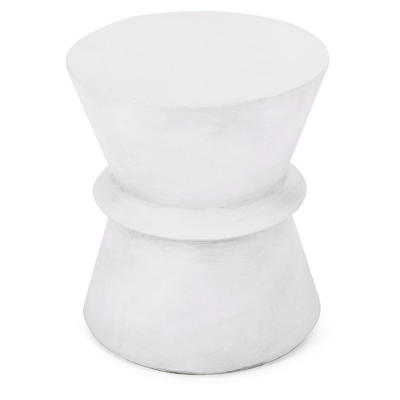 Table d'appoint d'extérieur en béton léger