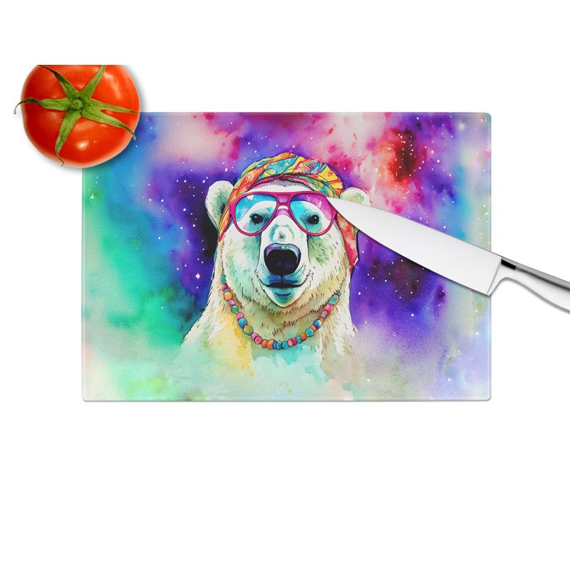 Planche à découper en verre Hippie Animal