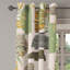 Bay Isle Home™ Tropical Grommet Curtain Semicircles Foliage Plot 50" x 84" Pale Olive Green Amber-1879890922