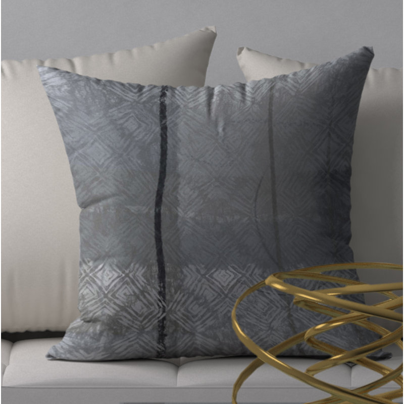 Housse de coussin carrée/insert, 18 po x 18 po