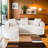 100" Corduroy Modular L-Shape Sectional Sofa-642877246