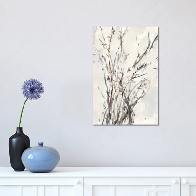 Watercolor Branches I 1 Piece Wrapped Canvas Painting
