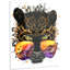 Drôle de jaguar avec lunettes de soleil - reproduction d'art-35105174-35105180