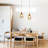 Herblain 1-Light Retro Diamond Plug-in Hand Woven Pendant Light with On/Off Switch