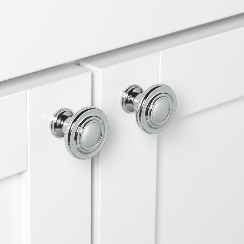Mushroom Knob Multipack, Polished Chrome