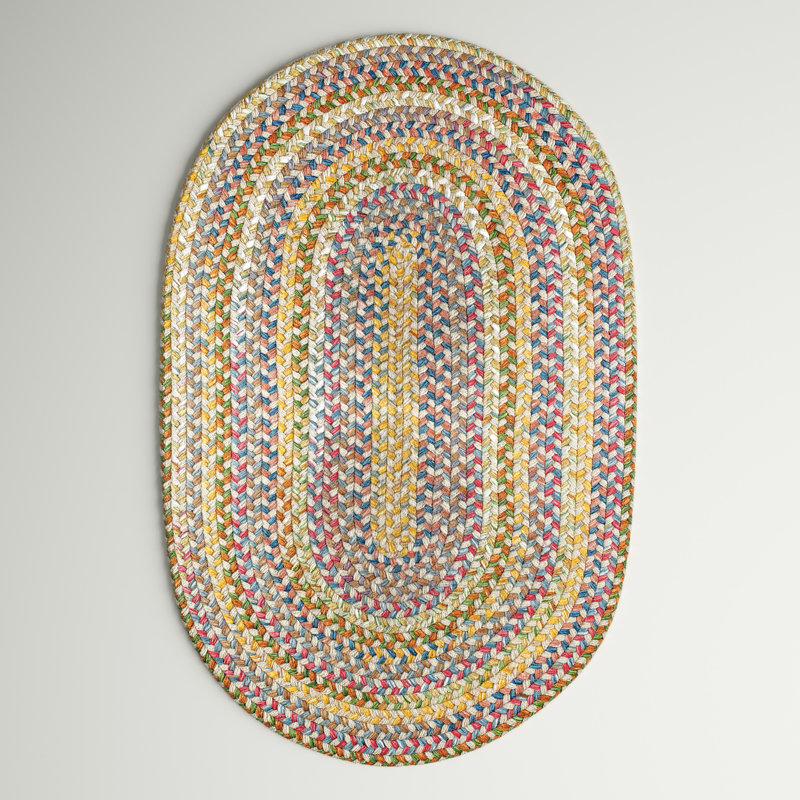 Orval Geometric Indoor Rug, Oval 3' x 5'