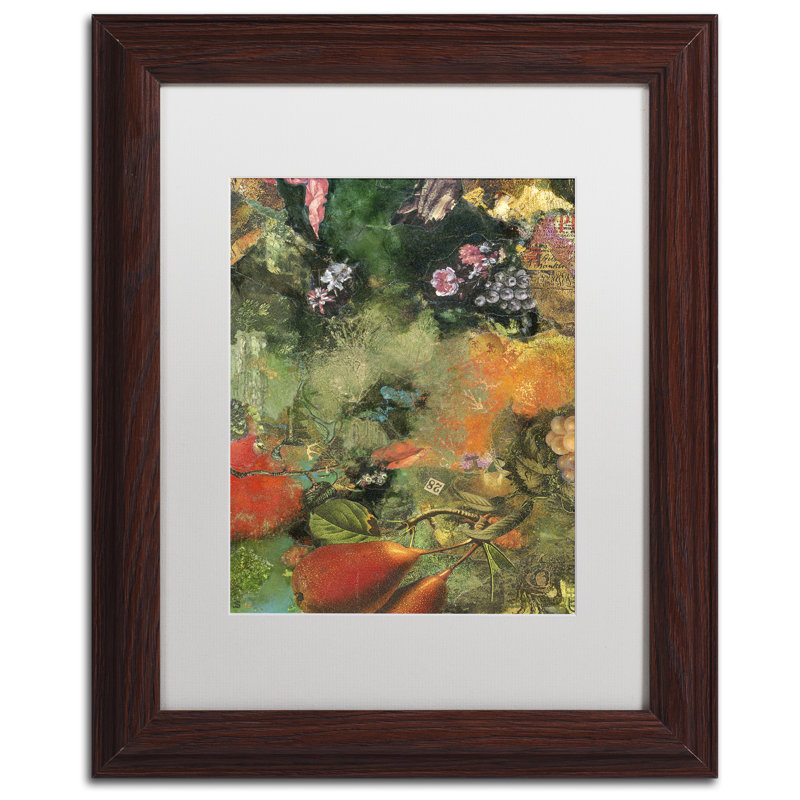 "Oregon Pears" by Kaeya Framed Graphic Art, 14" H x 11" W x 0.5" D