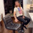 Swivel Upholstered Adjustable Height Counter Bar Stool with Backs for Kitchen Island-1601196331-1601196330