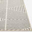 Tapis intérieur / extérieur gris / blanc en polypropylène tissé à la machine Averygrace-86811546