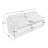 73.2" Chenille Upholstered Pillow-Top Arm Sofa Couch-2009285253-2009285251