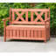Banc de rangement en bois Solid