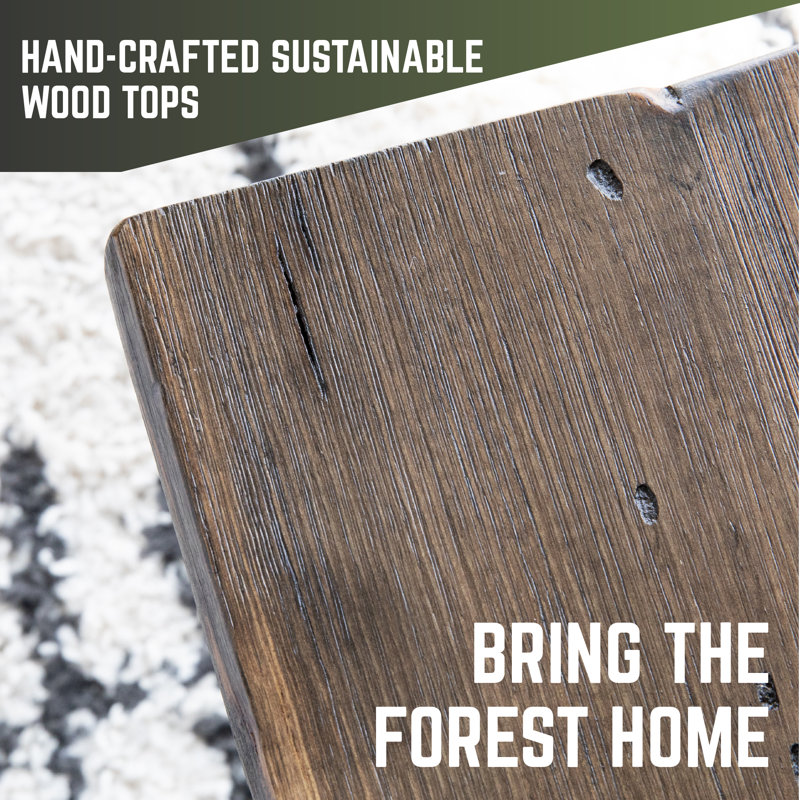 Trail Brown Reclaimed Pine Wood Dining Tabletop