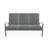 Askar 71.5'' Wide Powder Coated Aluminum Patio Sofa with Cushions-25943347-25943364